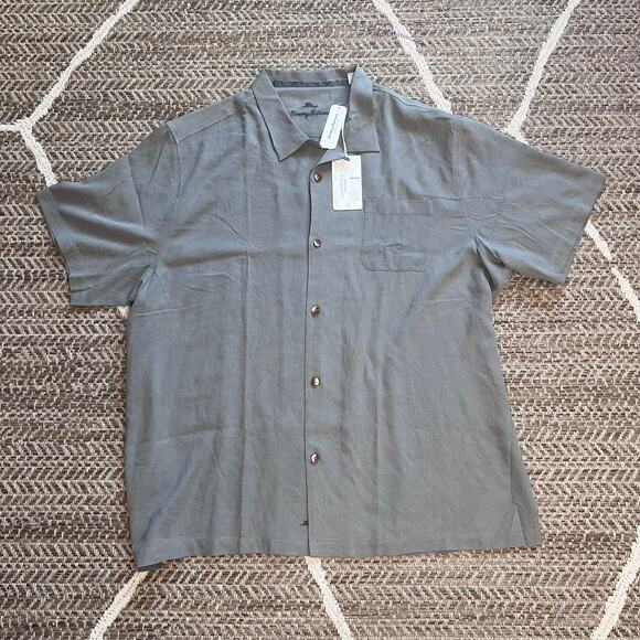 Tommy Bahama Al Fresco Button Down 100% Silk Sz XXXL - Picture 1 of 5